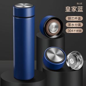 Business Gift Stainless Steel Double Layer Custom Logo Wholesale Sports Insulated Vacuum Coffee Tumbler <b>Bottle</b> Flask - Product Image 4