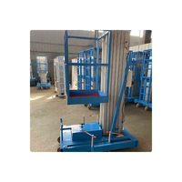 Plateforme élévatrice mobile en alliage d'aluminium électrique, table élévatrice à ciseaux hydraulique pour la construction et l'entretien