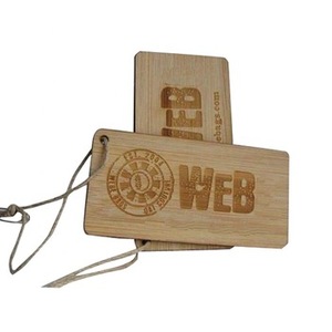 Kích Thước Tiêu Chuẩn Tùy Chỉnh Hành Lý Tag Gỗ Tre Golf Bag Tags - Product Image 2