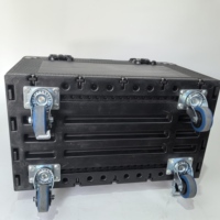 Valise lumineuse par Led Étui de vol antichoc pour écran Led Étui de vol étanche Étui rigide pour guitare de vol empilable Line Array