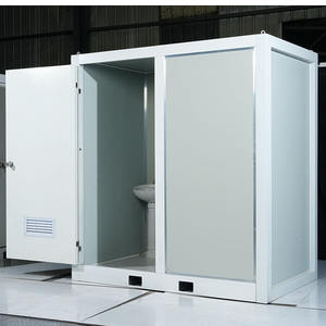 Inodoros de panel sándwich de madera de acero portátiles de lujo para remolques al aire libre inodoros móviles de gran tamaño a la venta casa contenedor - Product Image 3