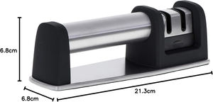 เครื่องลับมีดแบบมือหมุน 3 ขั้นตอน หลายระดับความละเอียด เป็นมิตรต่อสิ่งแวดล้อม โครงสร้างสแตนเลส ใช้ได้กับมีดทุกชนิด - Product Image 6