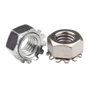 น็อตล็อคป้องกันการสั่นสะเทือนพร้อมเกลียวละเอียดและด้ามจับแบบฟันปลา - Product Image 1