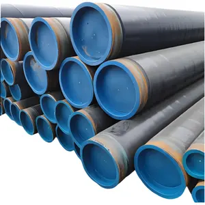 API 5L X52 SSAW Spiral Welded Carbon Steel Pipe With Black 3PE Coating