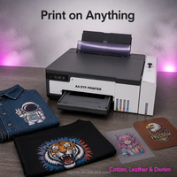Imprimante DTF A4 CMYK avec encre blanche, machine d'impression par transfert à jet d'encre pour une personnalisation instantanée