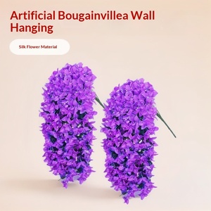 Maceta Colgante <span class=keywords><strong>de</strong></span> Buganvillas Artificiales <span class=keywords><strong>de</strong></span> 60 cm, Decoración <span class=keywords><strong>de</strong></span> Pared, Enredadera <span class=keywords><strong>de</strong></span> Flores Artificiales Realistas para Jardín, Patio, Hogar - Product Image 3
