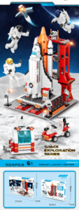 Juguete Educativo de Construcción DIY, Bloques de Construcción de Alta Calidad para Ensamblar un Transbordador Espacial, Juguete Aeroespacial Personalizado OEM para Niños - Product Image 4