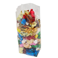 Sac en cellophane transparent EKA, Bopp, rond, carré, fond plat, emballage, pochette à fond plat, sac à fond bloc