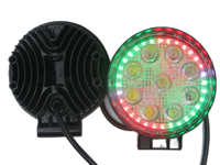 Luz de Trabajo LED de 4 Pulgadas y 27 W, Foco Resistente, Impermeable IP68, de Aluminio para Cherokee (KL) 4x4, Faro Delantero para Tractor