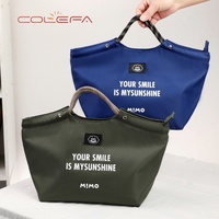Sac isotherme de pique-nique portable en nylon Colefa, grand format, taille familiale, luxe, pour les employés de bureau, les étudiants, les adultes, sac à déjeuner