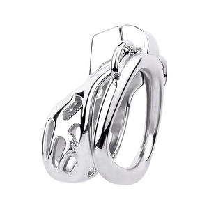 <span class=keywords><strong>Precio</strong></span> promocional arnés jaula <span class=keywords><strong>de</strong></span> <span class=keywords><strong>castidad</strong></span> masculina para hombres bloqueo pene fetiche jaula para pene Bondage juguete sexual con cinturón <span class=keywords><strong>de</strong></span> cuero - Product Image 5