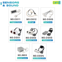 CAYI Kit de fonction sonore de capteurs personnalisés OEM & ODM Ensembles de blocs de construction Batterie moteur Télécommande Technic-Parts Brique LED