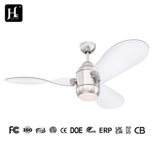 52" LED <b>Ceiling</b> <b>Fan</b> with Light 3 Solid Wood Blades 6-Speed Variations Remote Control Ideal for Dining Areas and Living Rooms - Product Image 6