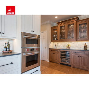 AllandCabinet American Framed Flush Inset Armarios de cocina Diseño de dos tonos Gabinetes de cocina de madera maciza con panel de puerta empotrada - Product Image 5