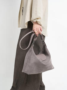 Bolso de Mujer de Cuero Premium, Gamuza Mate, Piel de Vaca, Bandolera, Bolso de Gamuza Suave, Modelo 20256, Nuevo - Product Image 3