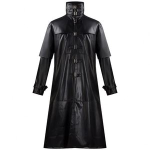 Anime Cosplay <span class=keywords><strong>Peste</strong></span> <span class=keywords><strong>Docteur</strong></span> Médiéval Rétro <span class=keywords><strong>Manteau</strong></span> en Cuir Boucle Serrée Long Costume en Cuir PU pour Hommes Costume d'Halloween - Product Image 1