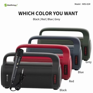 1 adet NRS01M RGB taşınabilir kancalı saplı <span class=keywords><strong>Karaoke</strong></span> boombox BT hoparlör ekranlı LED ekranlı kablosuz hoparlörler ses kutusu dış mekan - Product Image 3