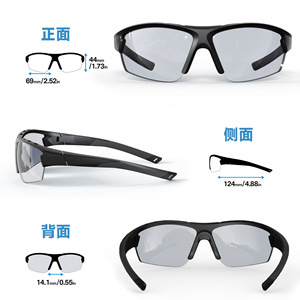 Sports Goggles TR90 Polarized Interchangeable Lenses Lightweight For Outdoor Indoor Use Fishing Running Cycling Golf - Product Image 4