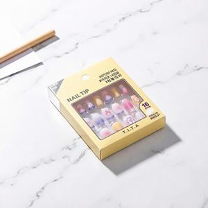 Puntas de Uñas T.I.T.A, 16 Piezas, Uñas Artificiales Cuadradas para Decoración de Uñas - Product Image 1