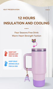 Ống bọc chai thép không gỉ 40oz và có thể tùy chỉnh logo chỉ trên ống bọc - Product Image 6