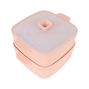 Vaporizadores de silicona duraderos para microondas de alta calidad Fácil de limpiar Olla para hornear y cocinar - Product Image 3