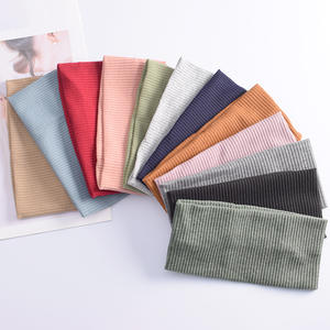 女性用スポーツ & 洗顔用ヘアバンドスポーツ用多用途汗吸収弾性ニットヘッドバンド毎日使用 - Product Image 4