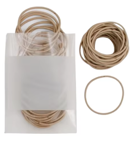 100 pièces/paquet, attaches pour cheveux élastiques de couleur Morandi, attaches pour cheveux douces et <span class=keywords><strong>sans</strong></span> couture pour femmes, usage quotidien, <span class=keywords><strong>sac</strong></span> OPP - Product Image 1