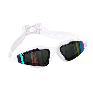 Lunettes de natation en silicone de course pour adultes Lentille de revêtement miroir large équipement d'entraînement pour adultes - Product Image 3