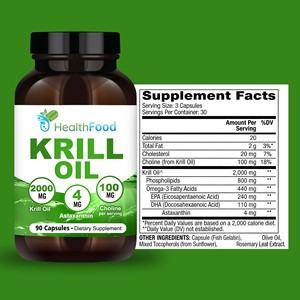 Factory Direct Krill Oil Capsules Choline It Help Promotes Joint Mobilty and Overall Skin Health with Dietary <b>Supplement</b> - Product Image 6
