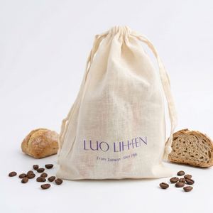 Bolsa de Gasa con Cordón a Precio de Fábrica, Bolsa Ecológica para Productos, Bolsa de Almacenamiento de Alimentos de Algodón Orgánico, Embalaje de Algodón para Guardar Pan y Bocadillos - Product Image 4