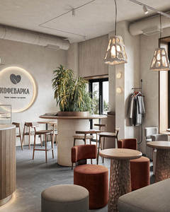 Mostrador Personalizable de Alta Gama para Cafetería, Diseño Integral de Tienda en Acero Inoxidable y Madera para Cafés y Espacios Comerciales en Centros Comerciales - Product Image 3