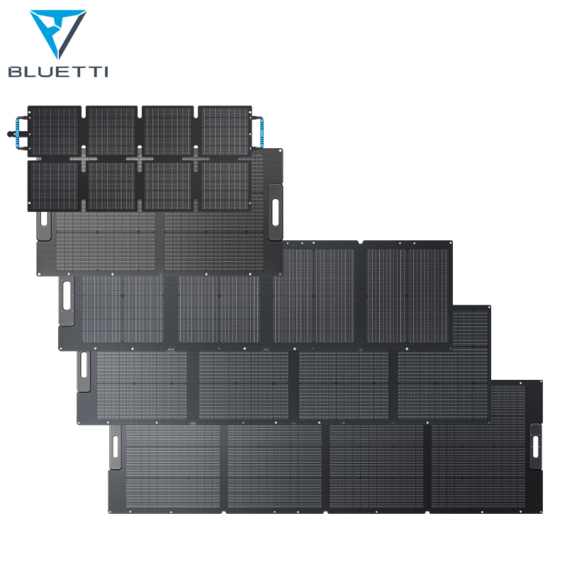 BLUETTI Monocrystalline <strong>Foldable</strong> 350W <strong>200W</strong> Portable <strong>Solar</strong> <strong>Panels</strong> <strong>Solar</strong> Charging Kit for <strong>Solar</strong> Generator Power Station Camping