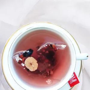 Спальный чай с семенами Spina Date с индивидуальными чайными пакетиками из высушенных цветов, энергетический чай для улучшения сна