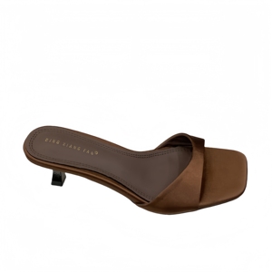 Nuovi Sandali da <span class=keywords><strong>Donna</strong></span> in Raso con <span class=keywords><strong>Tacco</strong></span> a Rocchetto, Punta Quadrata <span class=keywords><strong>Aperta</strong></span>, Slip-on, <span class=keywords><strong>Tacco</strong></span> Basso, Mule Senza <span class=keywords><strong>Tallone</strong></span>, Scarpe Eleganti per Feste e Uso Quotidiano - Product Image 5
