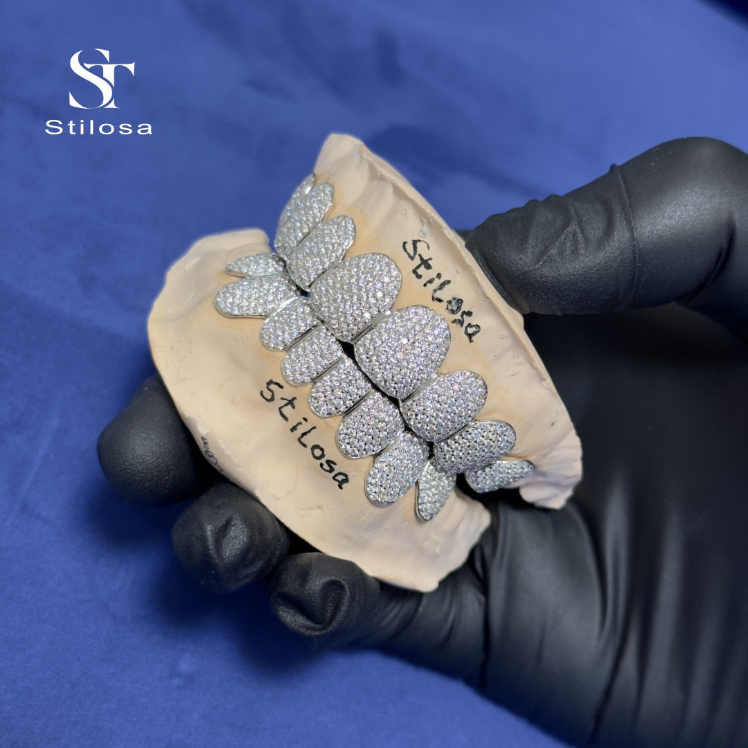 One silver tooth