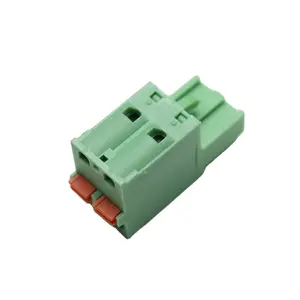 Factory hot sale 5.08mm Pitch Height 24.1mm positions2-24 Pin PCB terminal Green block terminal blocks female straight connector