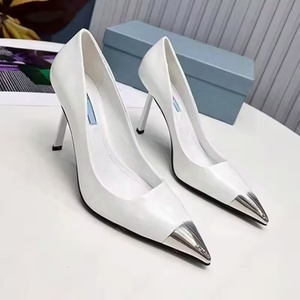 2026 New Low Heeled Sandals with Genuine Leather Pointed Toe Pumps and High Heels at the Back High Heeled <b>Shoes</b> - Product Image 2