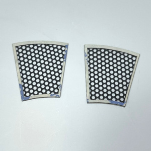 Plastic <b>Speaker</b> Grille Black Perforated Mesh With Adhesive Backing For <b>Audio</b> Equipment - Product Image 1
