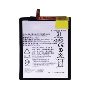 <span class=keywords><strong>แฟลช</strong></span>เซลล์ HE317 3000mAh แบตเตอรี่สำหรับโนเกีย 6 N6 TA-1000 TA-1003 TA-1021 TA-1025 TA-1033 TA-1039 - Product Image 1