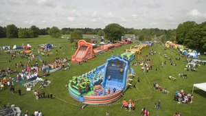 Pista de obstáculos para adultos, pista inflable para Parque grande - Product Image 4