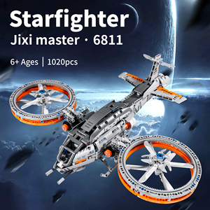 Avion de guerre spatiale modèle navire Transmission mécanique bricolage ensemble de construction à collectionner <span class=keywords><strong>Star</strong></span> Fighter ensemble jouet génial pour garçons - Product Image 5