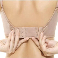 Soutien-gorge confortable pour femmes, avec extension de bretelles à 2 crochets, blanc/noir/khaki