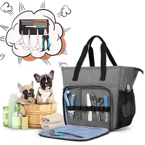 宠物手提袋美容工具套件和狗洗洗发水配件包