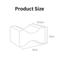 Oreiller pour les genoux en mousse à mémoire de forme pour les dormeurs latéraux, oreillers pour les jambes pour l'alignement du sommeil, coussin pour les genoux, le dos et les hanches avec sangle