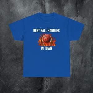 Camiseta de baloncesto con la frase 'Mejor manejador de balones de la ciudad', camiseta divertida con meme, regalo divertido, camisetas divertidas - Product Image 1