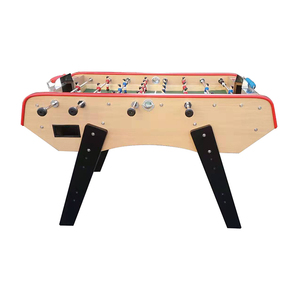 Mesa de Futbolín Topsports de 60 Pulgadas, Estilo Francés, MDF, Color Madera Natural, Campo de Juego de 12 mm, Personalizable para Adultos y Niños, para el Hogar - Product Image 5