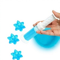 Gel nettoyant WC parfumé naturel, désodorisant floral en gel, écologique et efficace