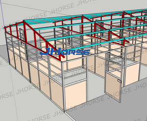 Estructura de acero portátil Puestos de <span class=keywords><strong>caballos</strong></span> con material de tela resistente a la intemperie caballo estable PVC puesto de <span class=keywords><strong>caballos</strong></span> <span class=keywords><strong>para</strong></span> <span class=keywords><strong>alquilar</strong></span> - Product Image 6