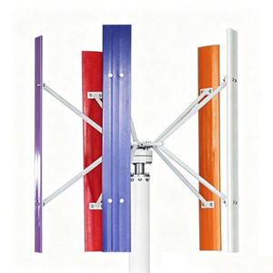 Aerogenerador de Eje Vertical de 1KW Personalizado para Exteriores, Generación de Energía Fuera de la Red, Alta Eficiencia, Produce hasta 1000W de Potencia - Product Image 2