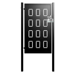 Puerta de acero CNC panel de valla decorativa puertas de entrada y entrada